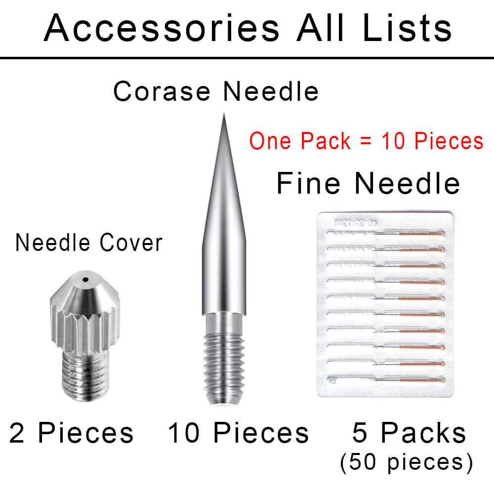 Universal Accessories Mole Laser Plasma Removal Pen Replaceable Fine Thin Needles Cover Coarse Thick Skin Spot Dedicated Tools Factory Center Store