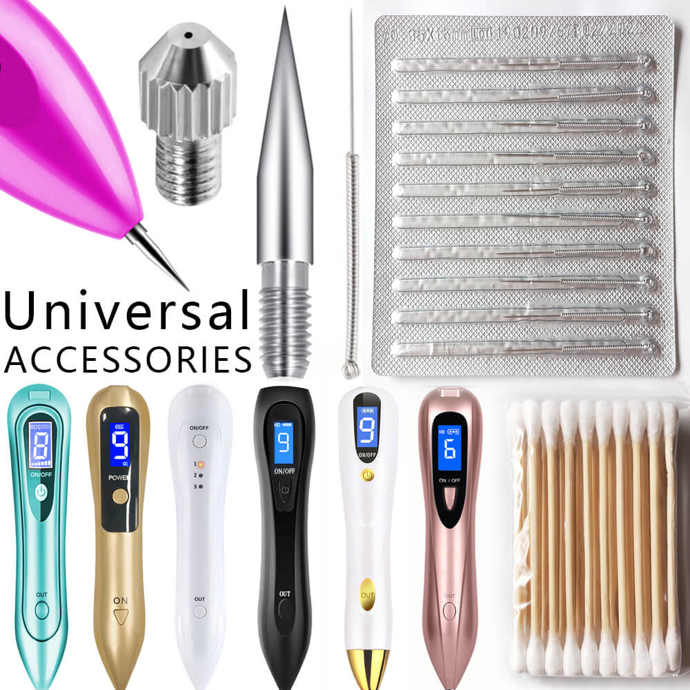 Universal Accessories Mole Laser Plasma Removal Pen Replaceable Fine Thin Needles Cover Coarse Thick Skin Spot Dedicated Tools Factory Center Store